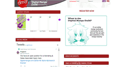 Desktop Screenshot of digitalmangaguild.com